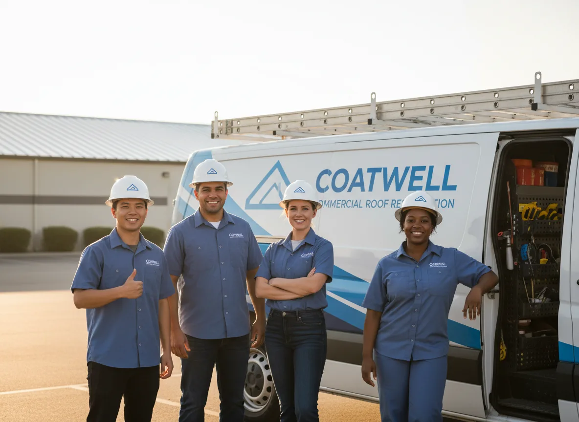 Commercial roof coating company in Northford, CT